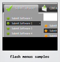 Flash Menus Samples