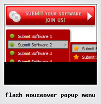 Flash Mouseover Popup Menu