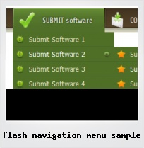 Flash Navigation Menu Sample