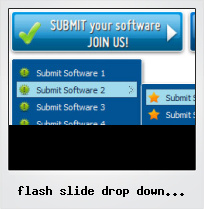 Flash Slide Drop Down Menu Template