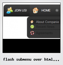 Flash Submenu Over Html Content