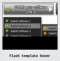 Flash Template Hover