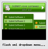 Flash Xml Dropdown Menu Displaying Items