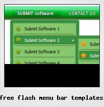 Free Flash Menu Bar Templates