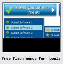 Free Flash Menus For Joomla