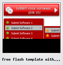 Free Flash Template With Drop Menu