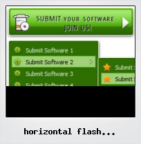 Horizontal Flash Navigation Bar For Websites