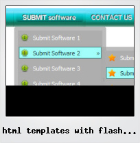 Html Templates With Flash Menu