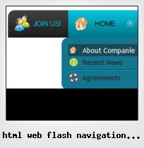 Html Web Flash Navigation Buttons