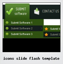 Icons Slide Flash Template