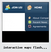 Interactive Maps Flash Hover Button