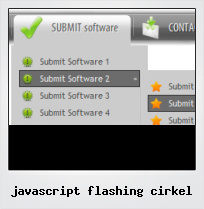 Javascript Flashing Cirkel