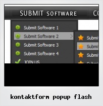 Kontaktform Popup Flash