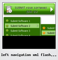 Left Navigation Xml Flash Menu