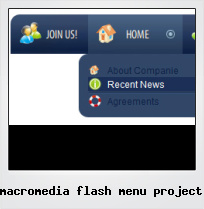 Macromedia Flash Menu Project