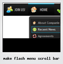 Make Flash Menu Scroll Bar