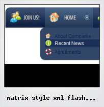 Matrix Style Xml Flash Template
