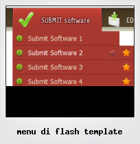 Menu Di Flash Template