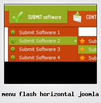 Menu Flash Horizontal Joomla