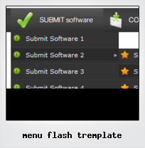Menu Flash Tremplate