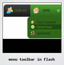 Menu Toolbar In Flash