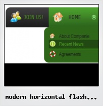 Modern Horizontal Flash Menu Download