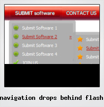 Navigation Drops Behind Flash