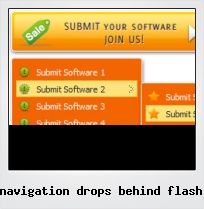 Navigation Drops Behind Flash