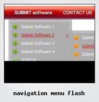 Navigation Menu Flash