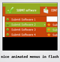 Nice Animated Menus In Flash