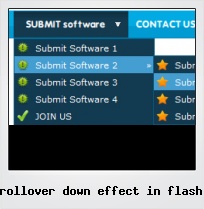 Rollover Down Effect In Flash