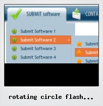 Rotating Circle Flash Navigation