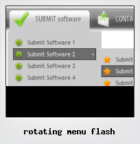 Rotating Menu Flash