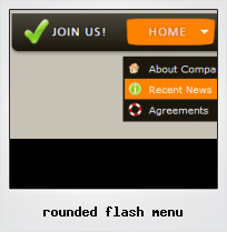 Rounded Flash Menu