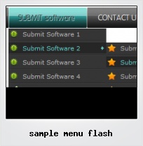 Sample Menu Flash