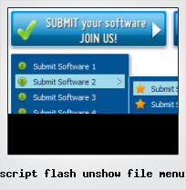 Script Flash Unshow File Menu