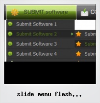 Slide Menu Flash Background Front Image