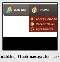 Sliding Flash Navigation Bar