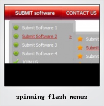 Spinning Flash Menus
