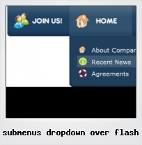 Submenus Dropdown Over Flash