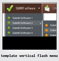 Template Vertical Flash Menu
