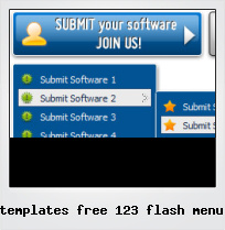 Templates Free 123 Flash Menu