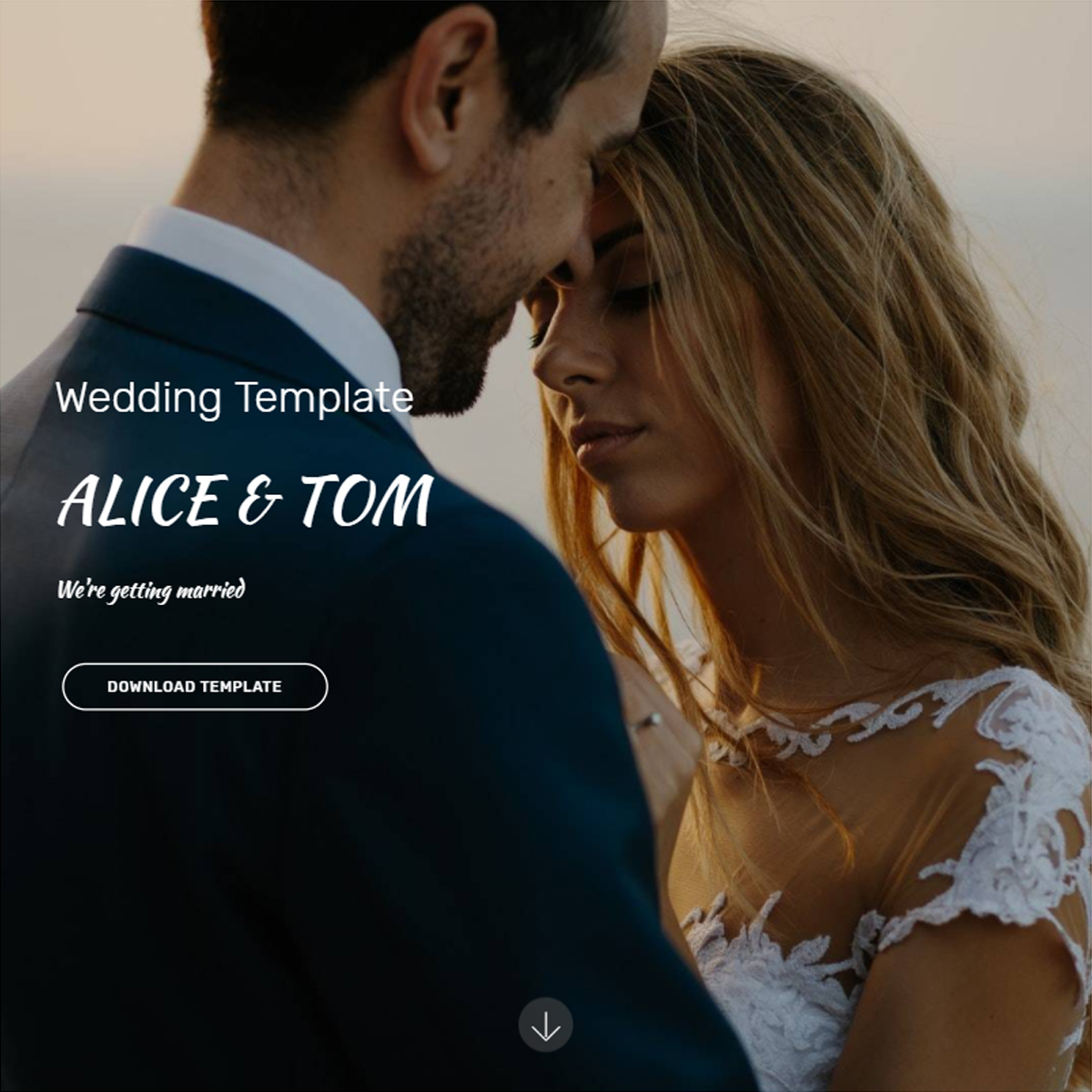 HTML Bootstrap Wedding Templates