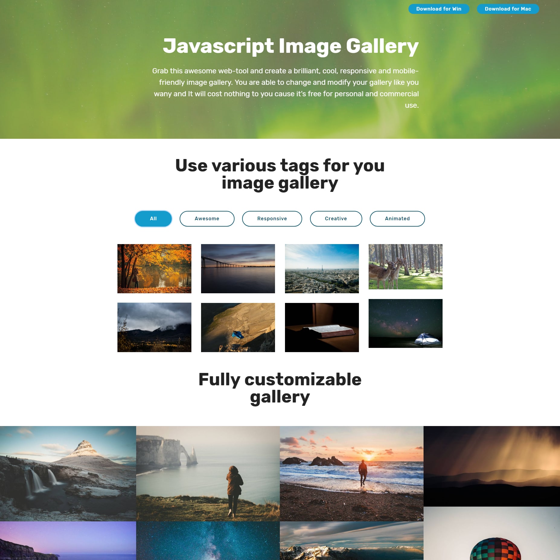 Mobile Bootstrap Illustration Gallery